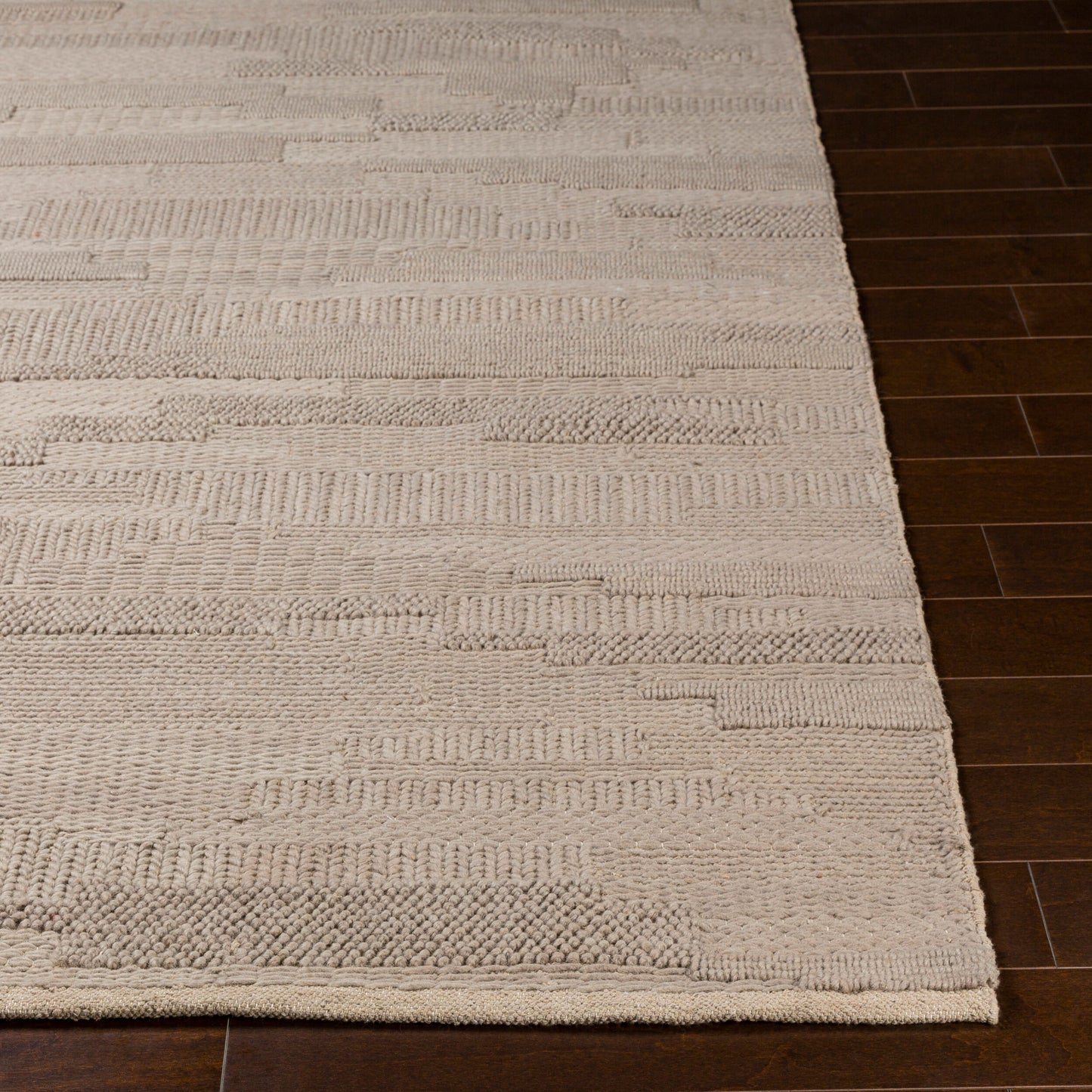 Alfombra de lana hecha a mano Cocoon CCN-1002 de 8' x 10'