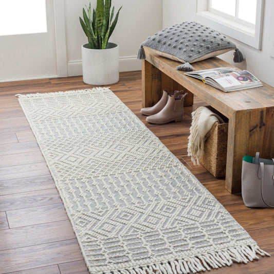 Casa DeCampo CDC-2305 8ft Runner Handmade Wool Runner Rug