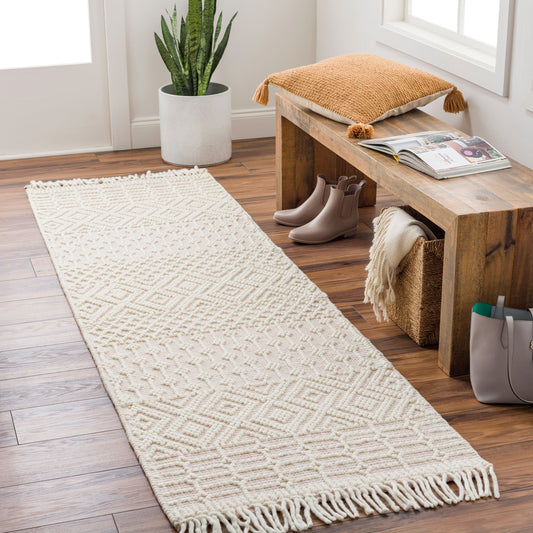 Casa DeCampo CDC-2308 8ft Runner Handmade Wool Runner Rug