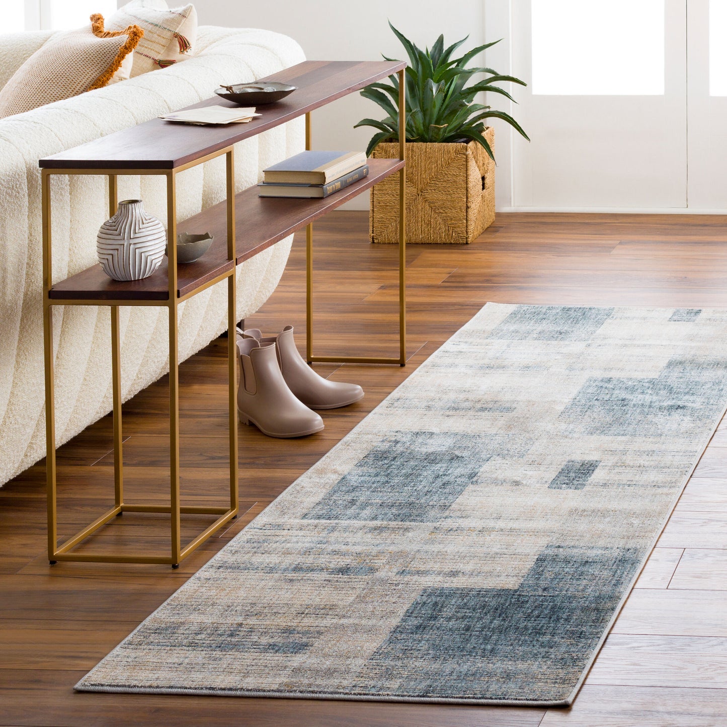 Cardiff CDF-2312 10ft Runner Machine Woven Runner Rug