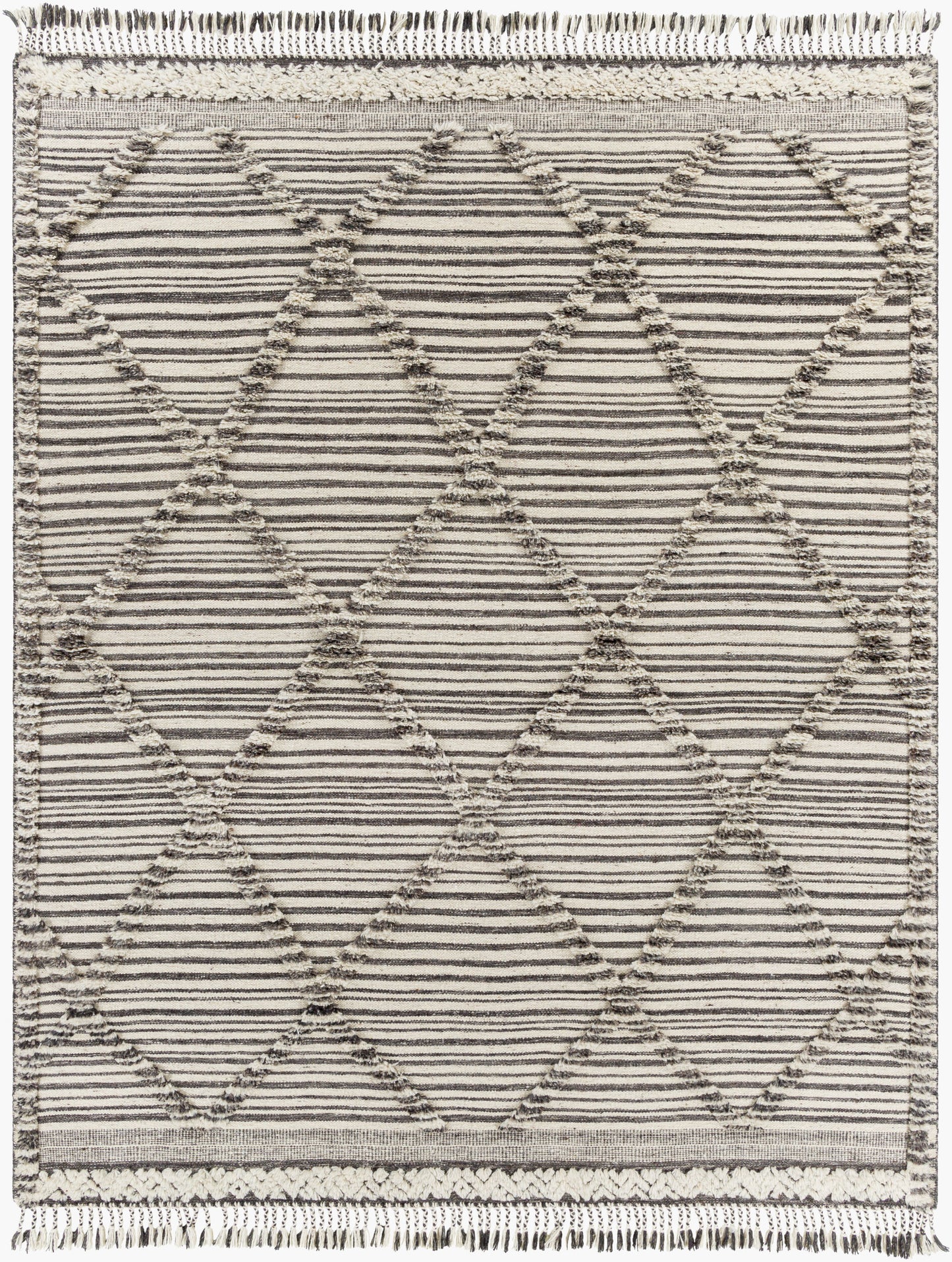 Alfombra de lana hecha a mano Cadiz CDZ-2300 de 2,44 m x 3,05 m