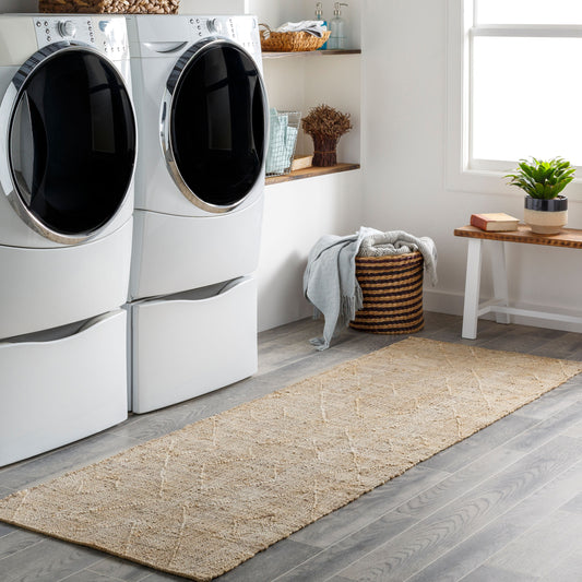 Alfombra de yute Cadence CEC-2307 de 2,4 m, hecha a mano