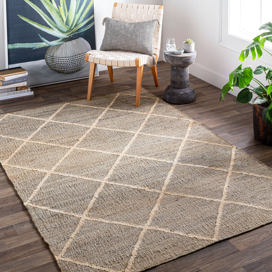 Cadence CEC-2310 2' x 3' Handmade Jute Accent Rug