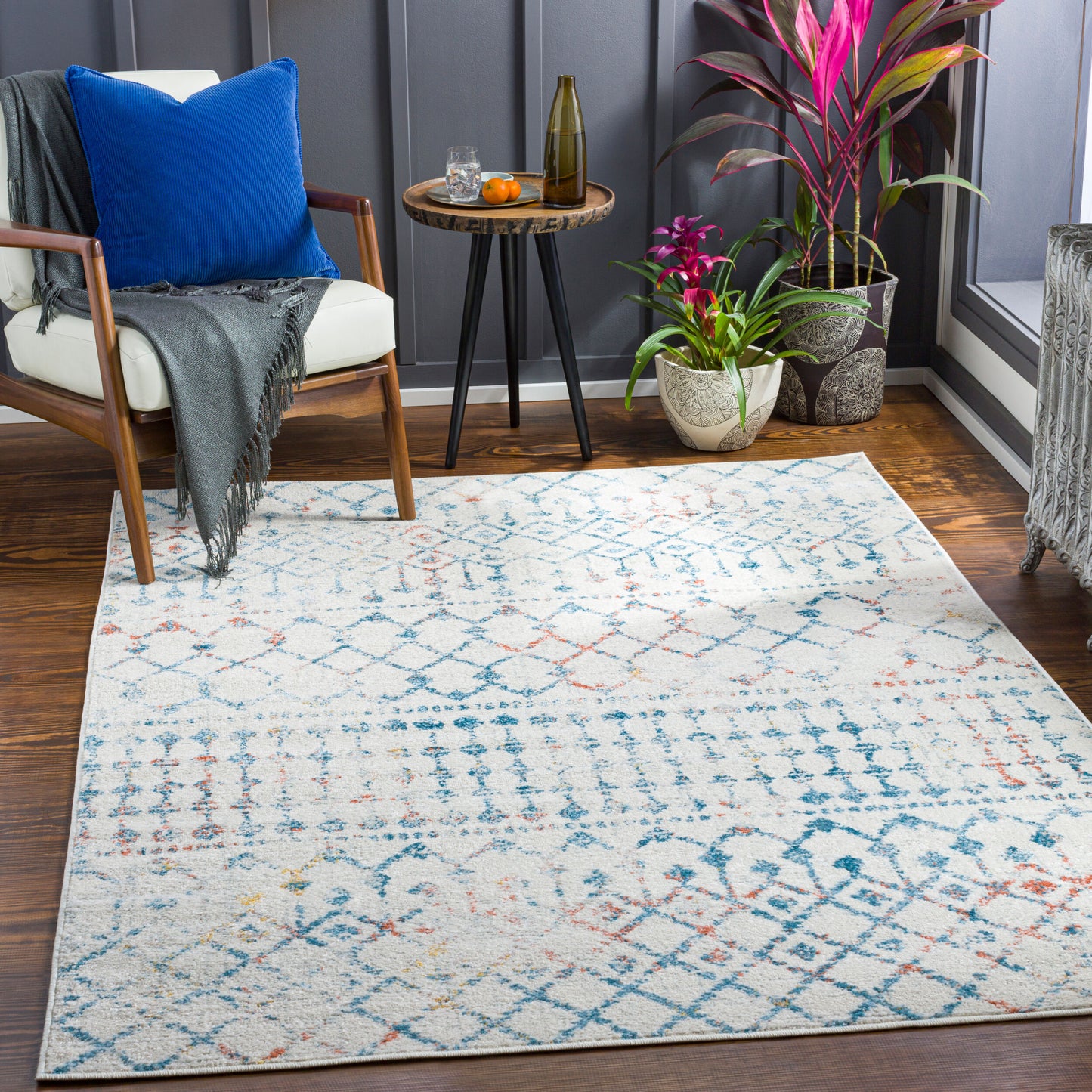 Chester CHE-2373 5' x 7' Machine Woven Area Rug