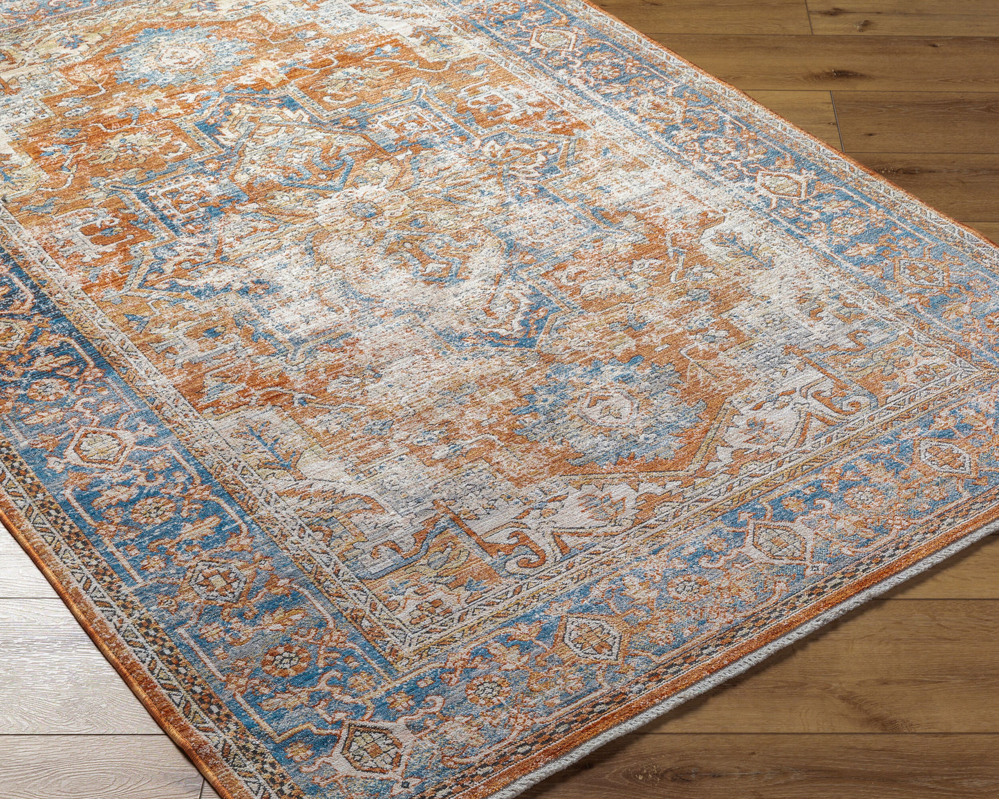 Chicago CHG-2301 8ft Round Machine Woven Area Rug