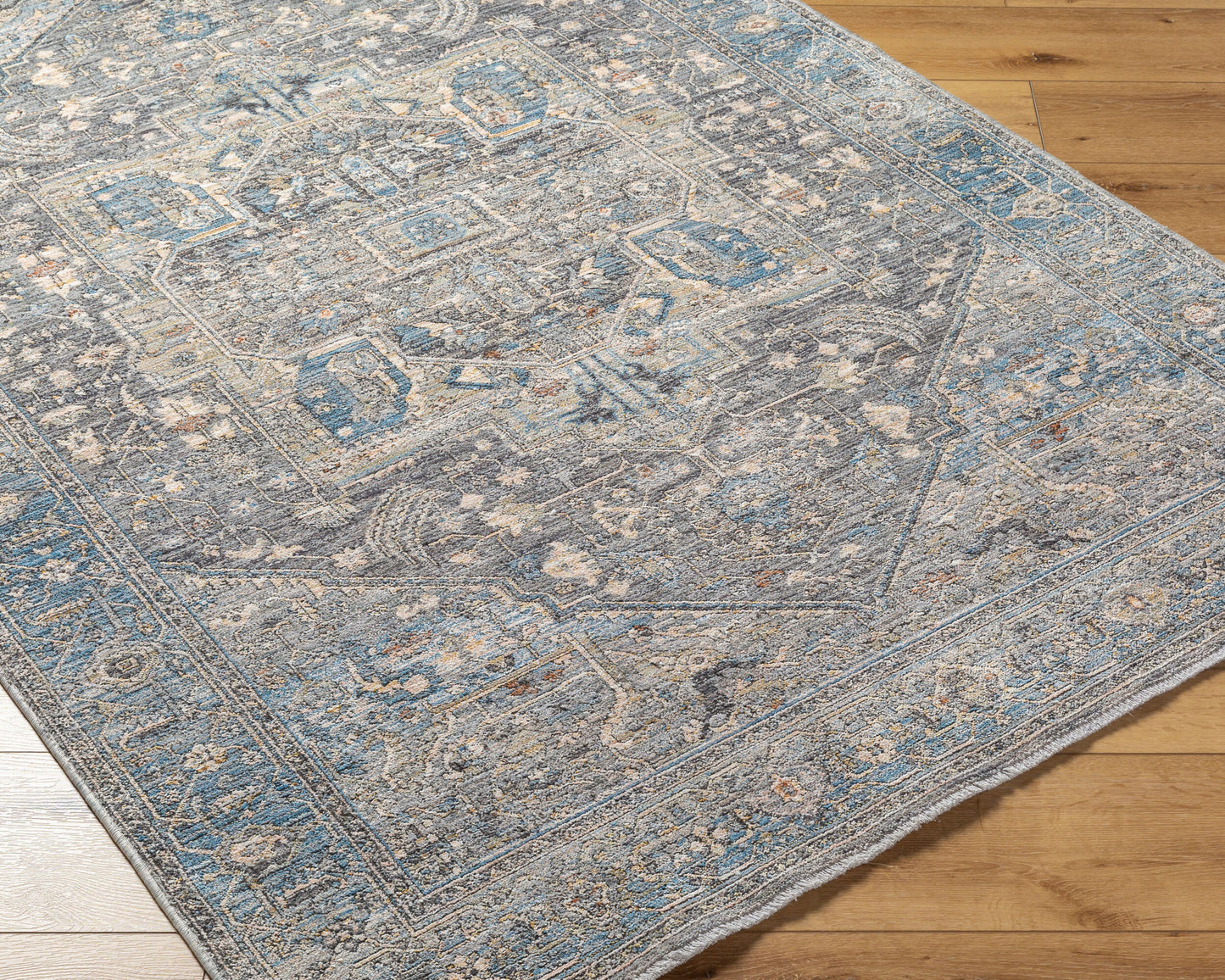 Chicago CHG-2313 8ft Round Machine Woven Area Rug