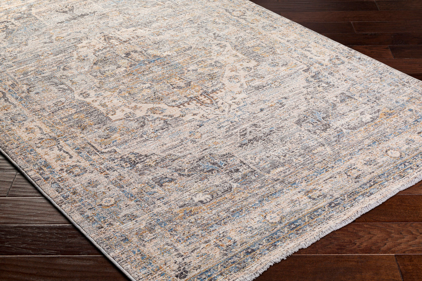 Chicago CHG-2317 8ft Round Machine Woven Area Rug