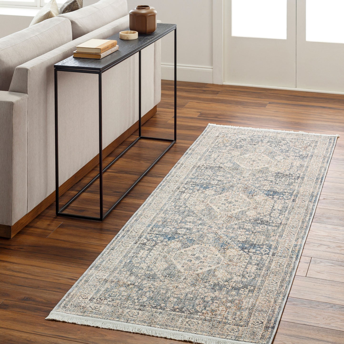 Chicago CHG-2318 8ft Runner Machine Woven Runner Rug
