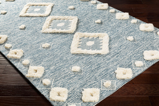 Alfombra Cherokee CHK-2301 de lana hecha a mano de 2,7 x 3,6 m