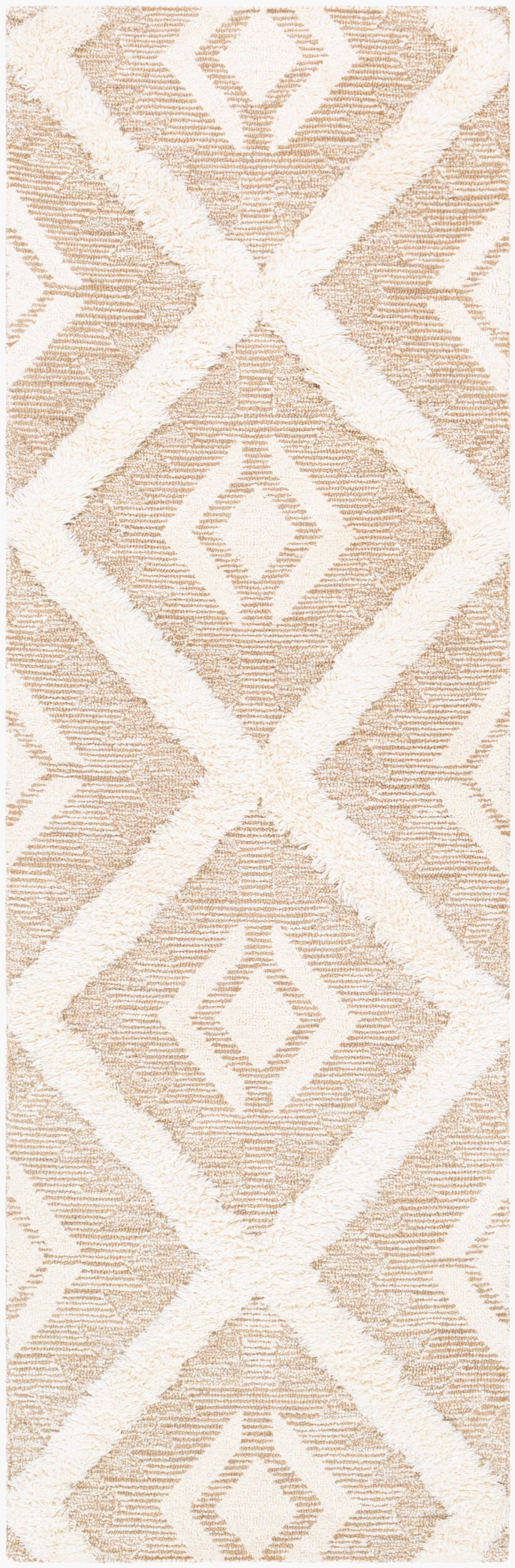 Cherokee CHK-2304 8ft Runner Handmade Wool Runner Rug