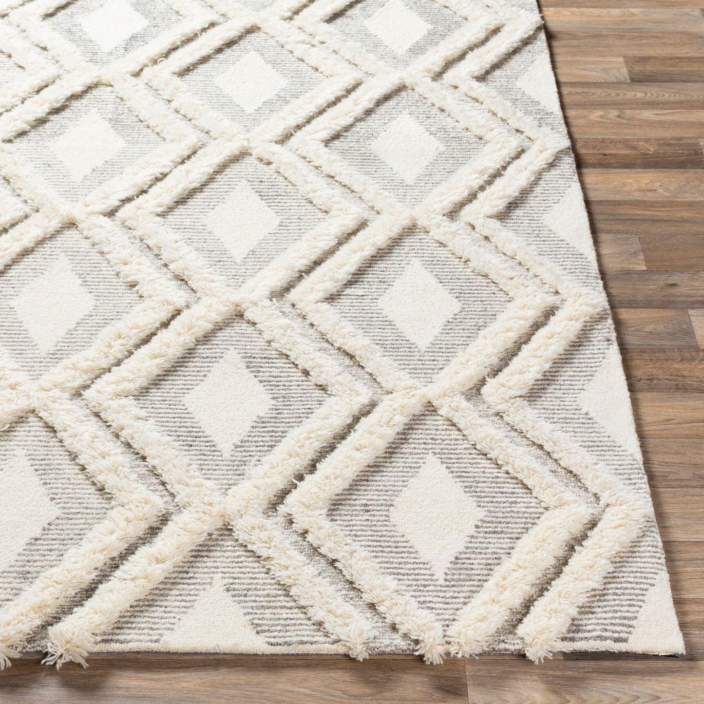 Cherokee CHK-2305 8ft Square Handmade Wool Area Rug