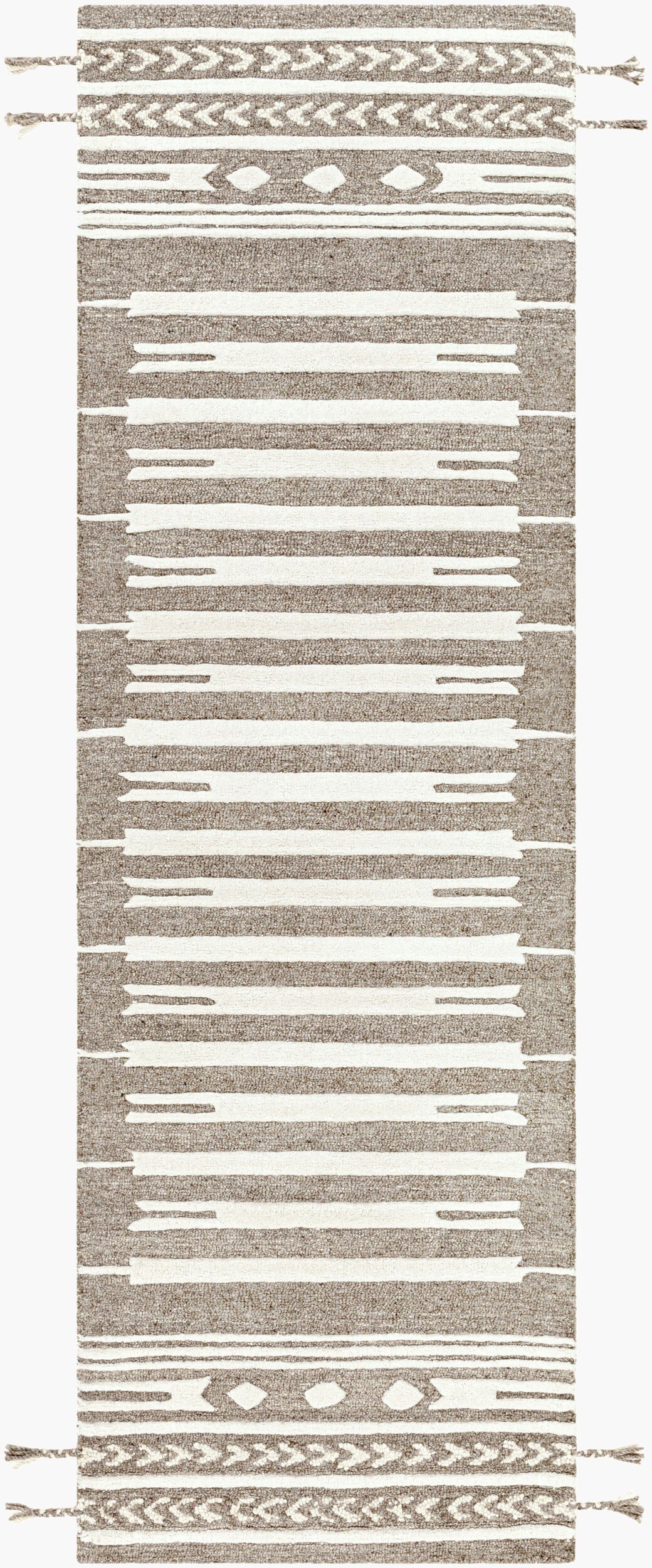 Alfombra Cherokee CHK-2309 de lana de 2,4 m hecha a mano