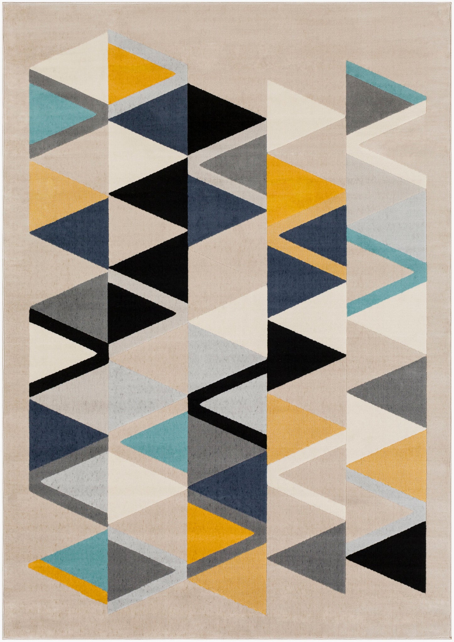 City CIT-2349 6' x 9' Machine Woven Area Rug