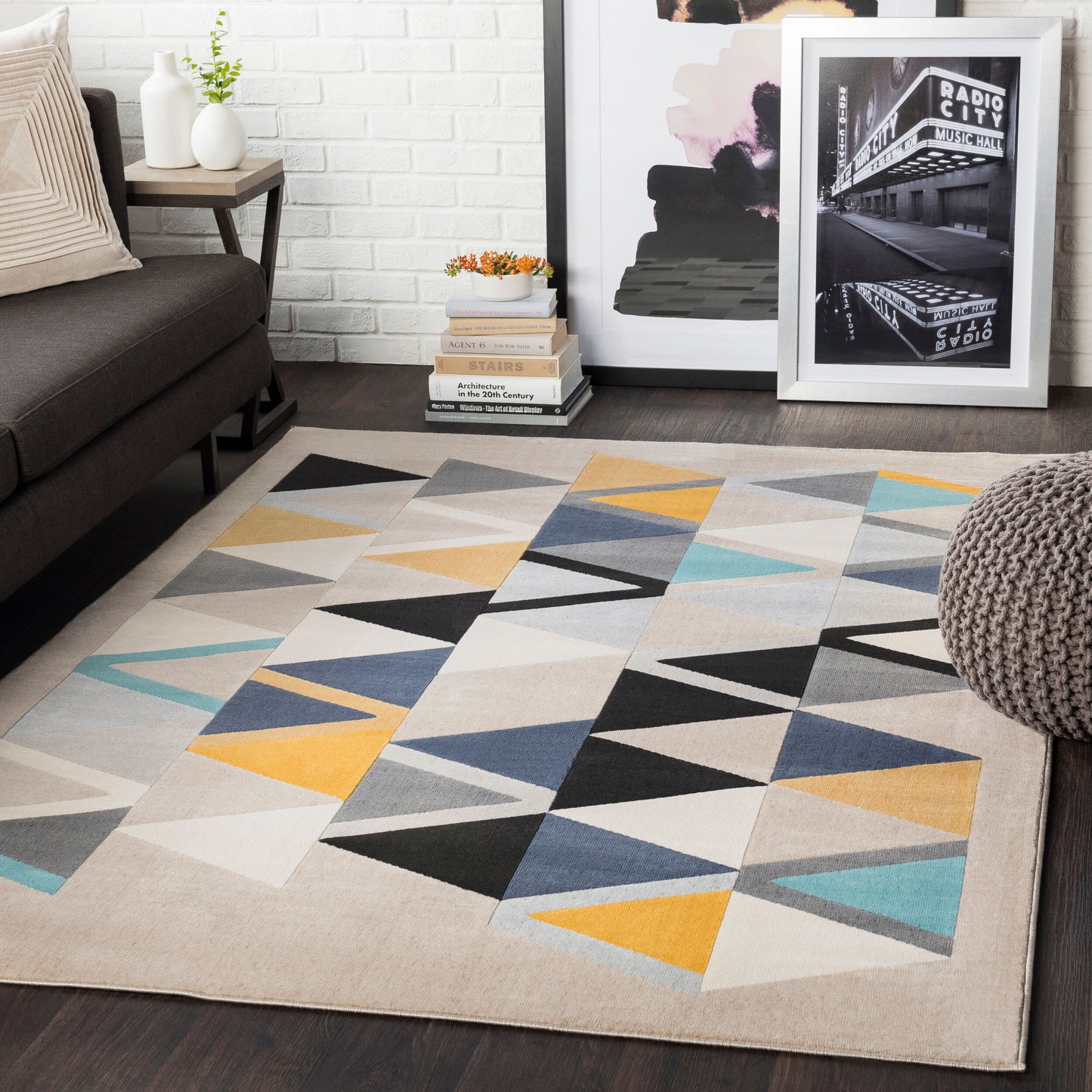 City CIT-2349 6' x 9' Machine Woven Area Rug