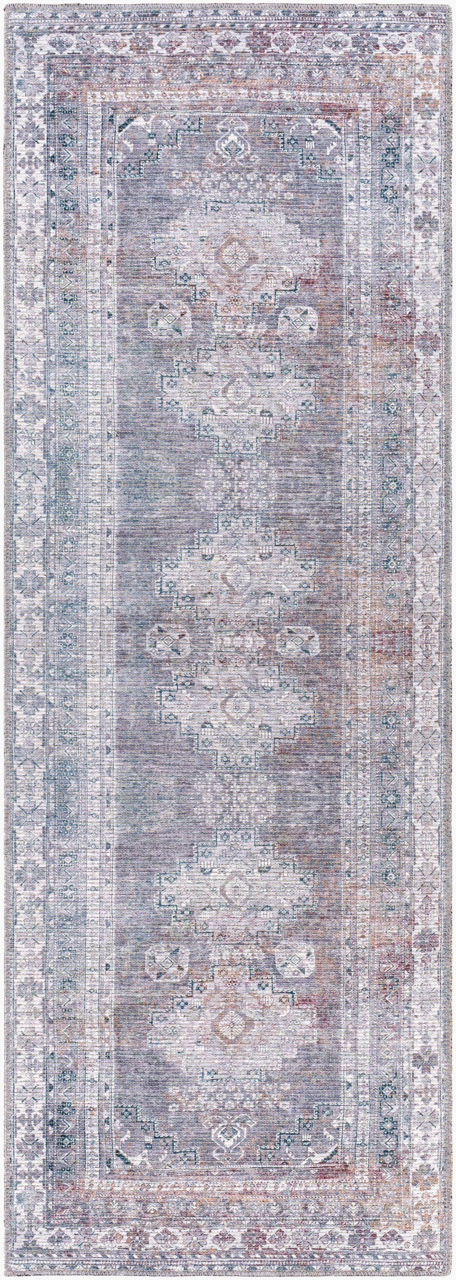 Colin CLN-2304 7ft Runner Machine Woven Washable Runner Rug