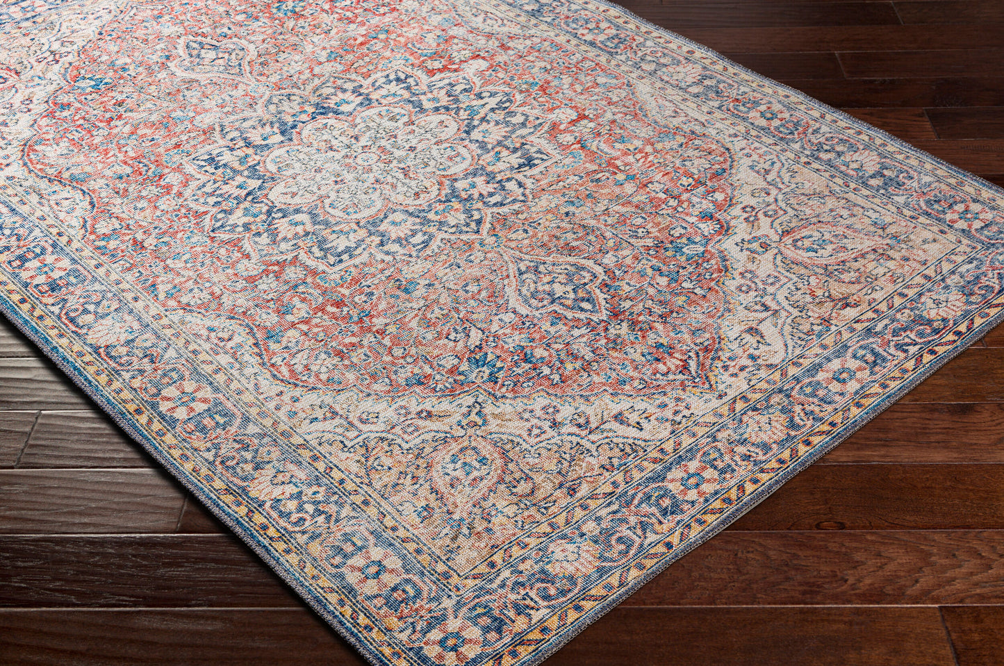 Colin CLN-2307 5' x 7' Machine Woven Washable Area Rug