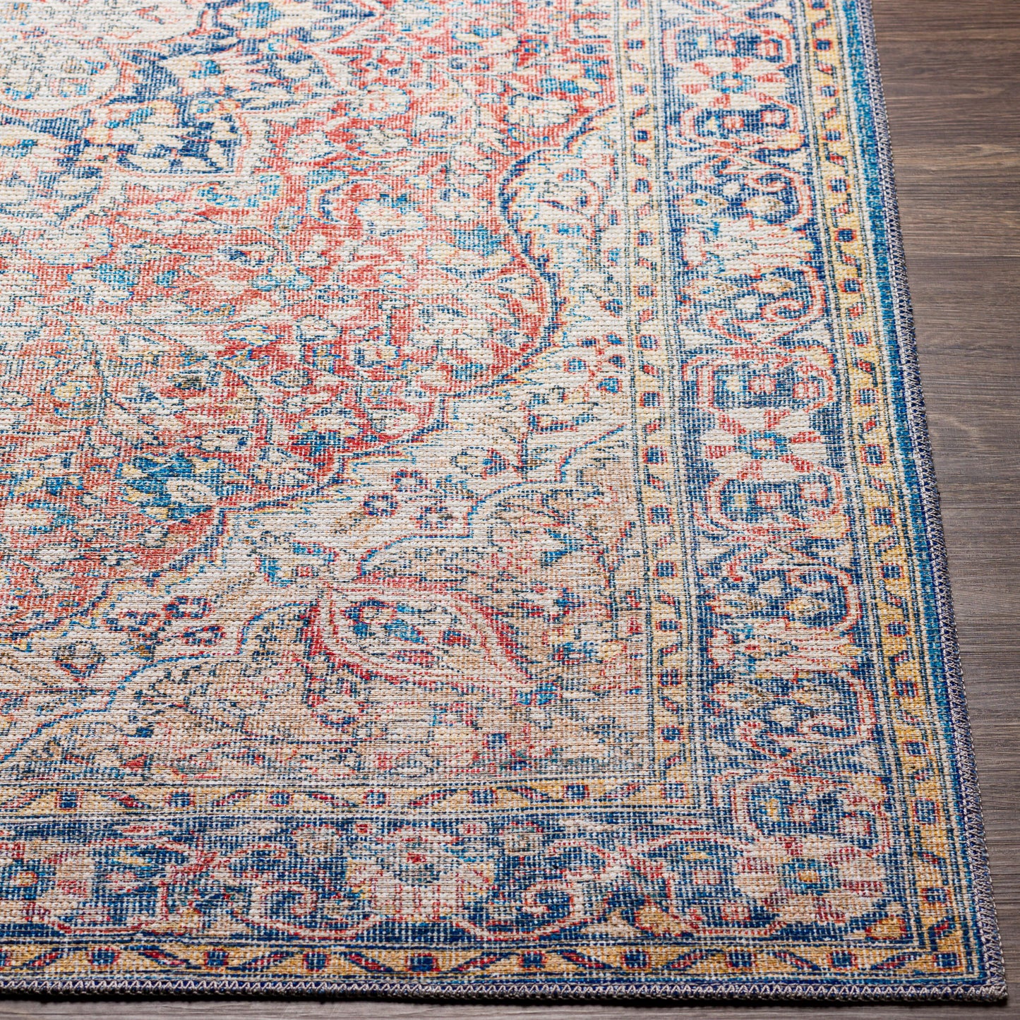 Colin CLN-2307 5' x 7' Machine Woven Washable Area Rug
