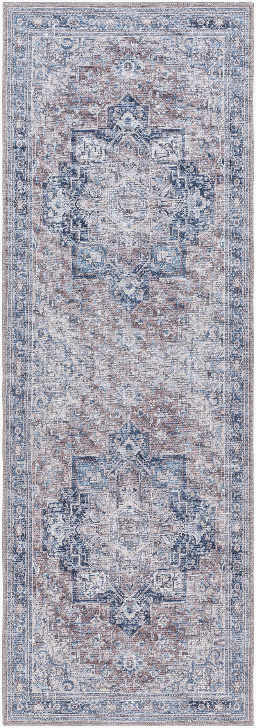 Colin CLN-2315 12ft Runner Machine Woven Washable Runner Rug
