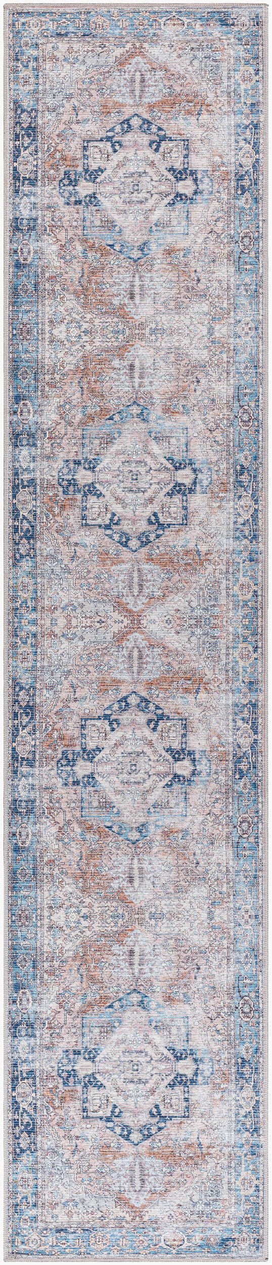 Colin CLN-2317 12ft Runner Machine Woven Washable Runner Rug