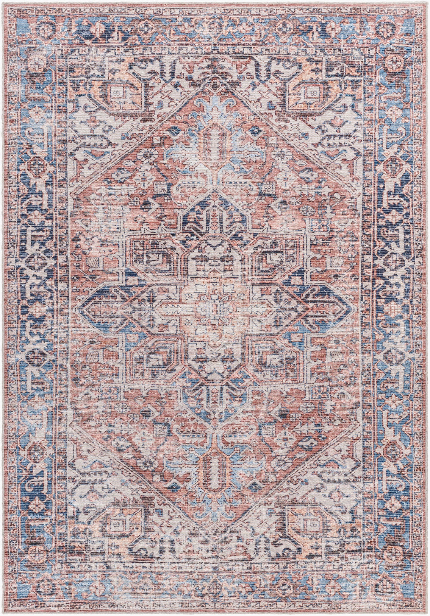 Colin CLN-2318 5' x 7' Machine Woven Washable Area Rug
