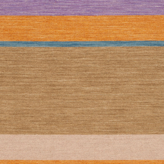 Alfombra decorativa de lana hecha a mano Calvin CLV-1038 de 2' x 3'