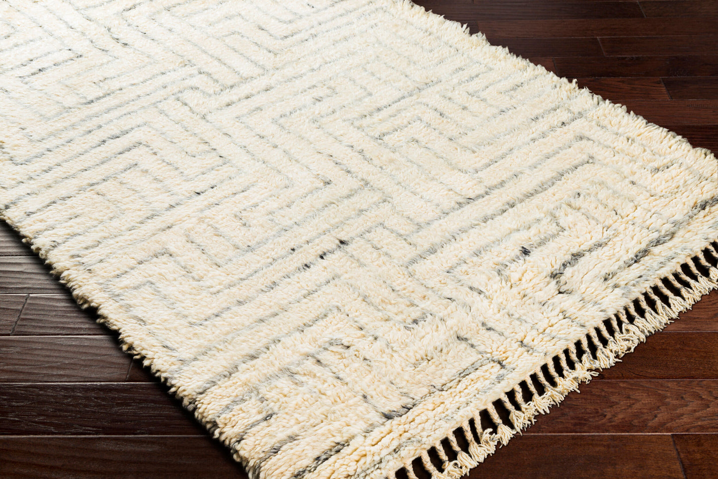 Camille CME-2302 2' x 3' Handmade Wool Accent Rug