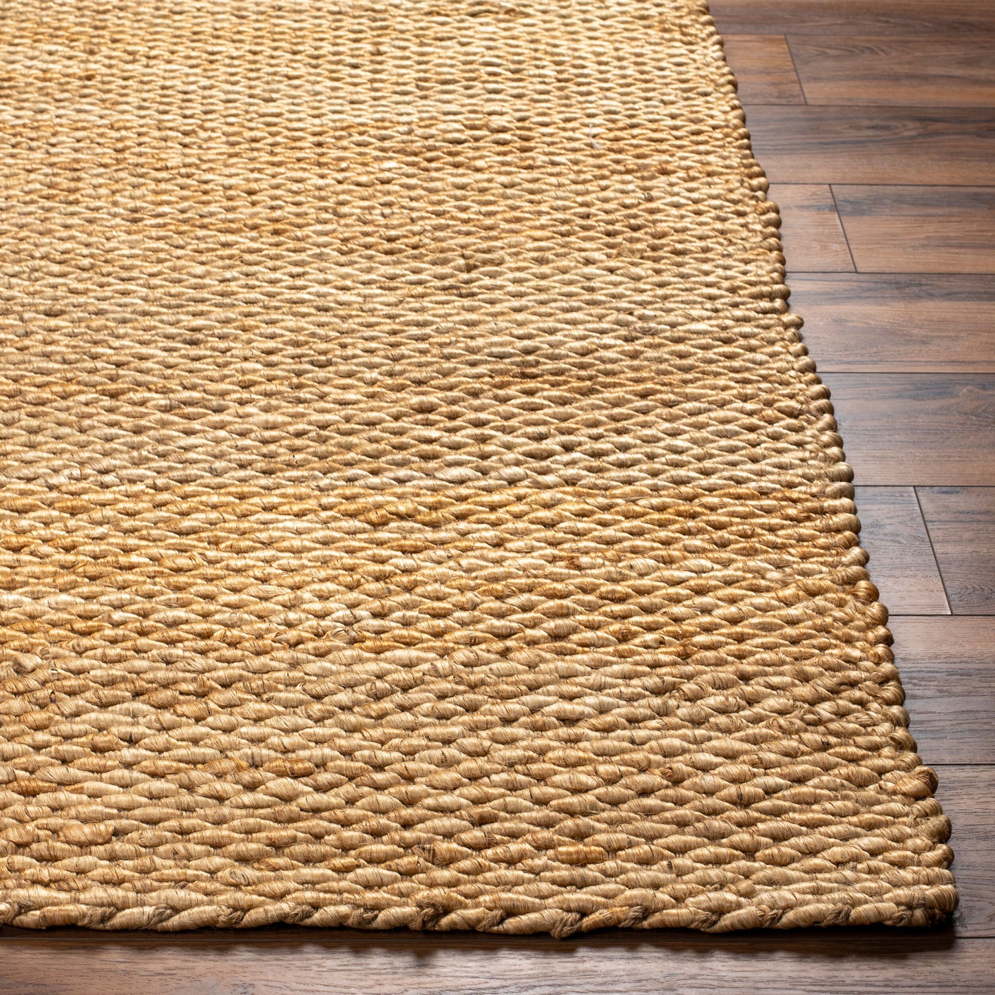 Coil Natural CNU-2300 2' x 3' Handmade Jute Accent Rug