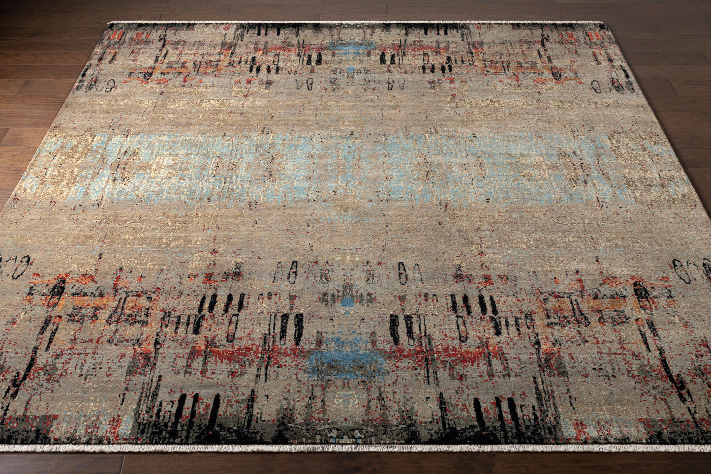 Colaba COA-2001 2' x 3' Handmade Wool Accent Rug