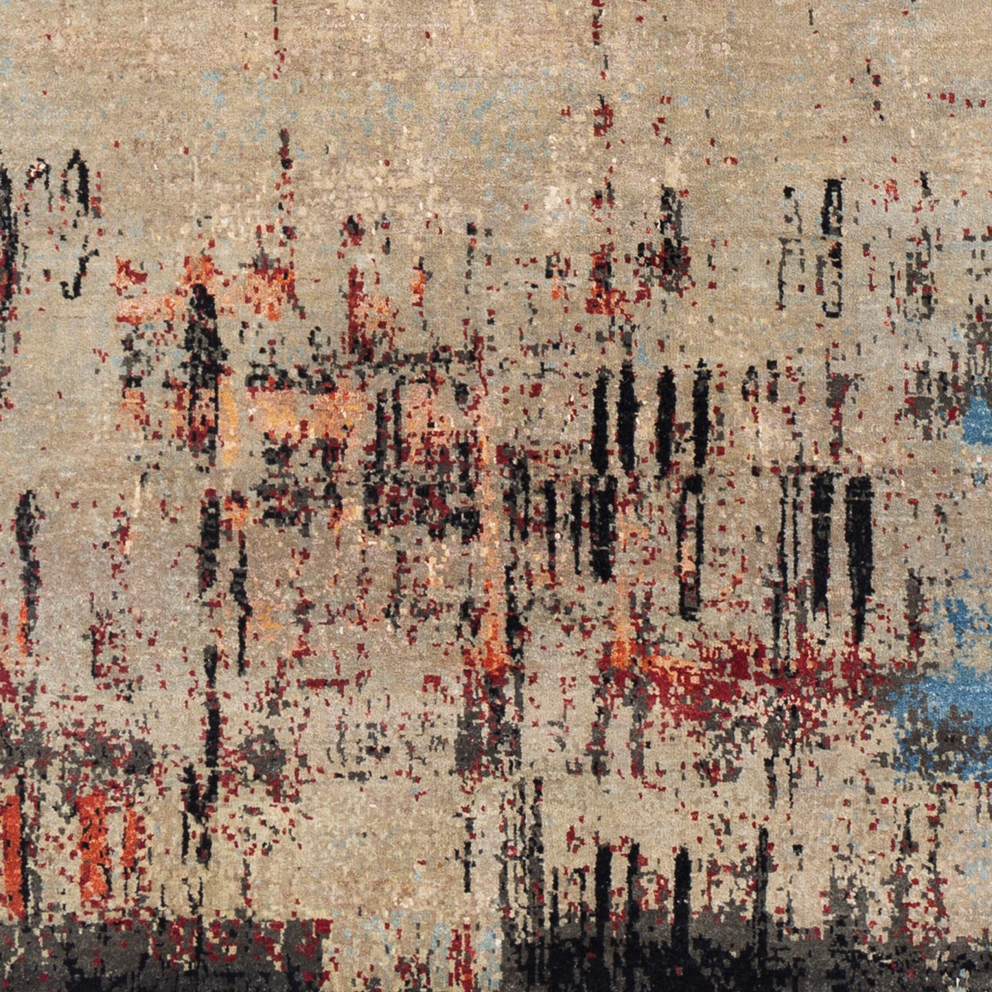 Colaba COA-2001 2' x 3' Handmade Wool Accent Rug