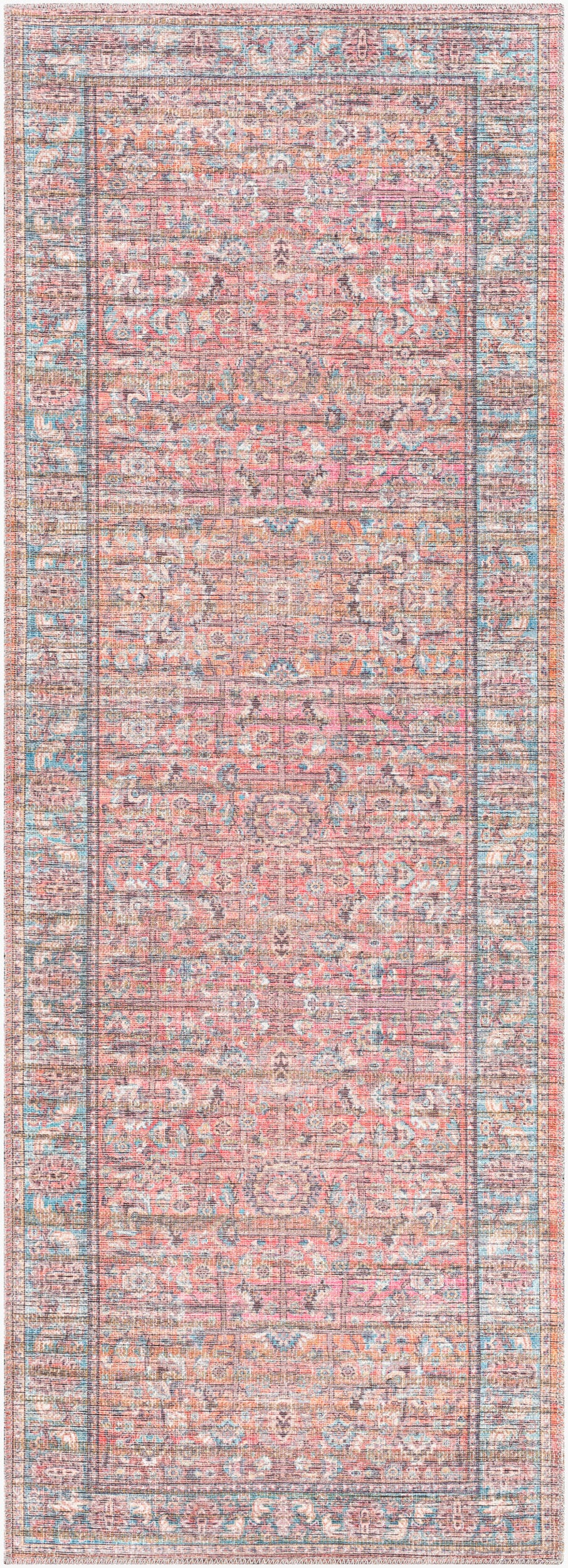Cobb COB-2302 12ft Runner Machine Woven Washable Runner Rug