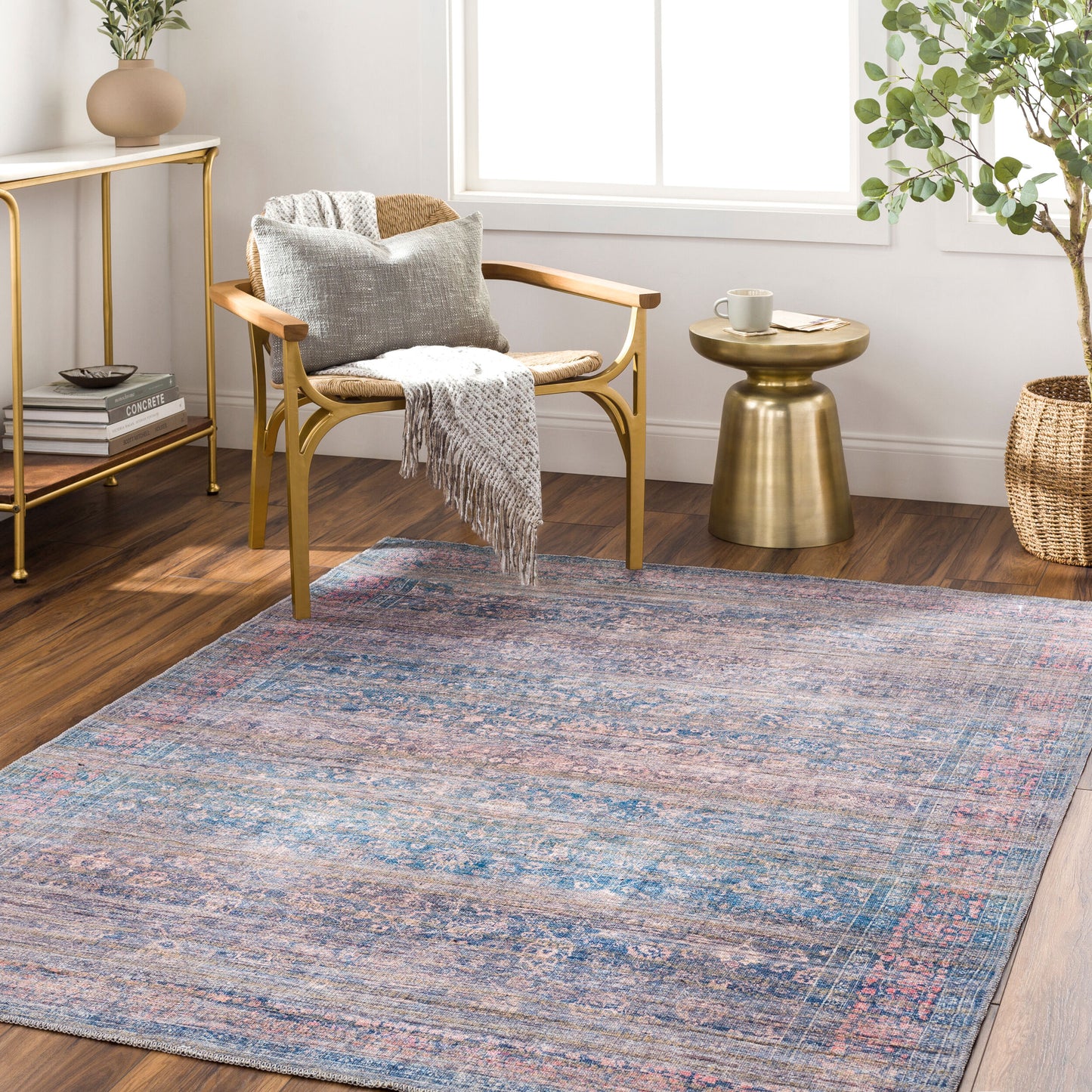 Cobb COB-2310 6' x 9' Machine Woven Washable Area Rug
