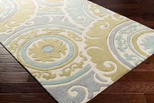 Alfombra redonda Cosmopolitan COS-9272 de 2,4 m, hecha a mano