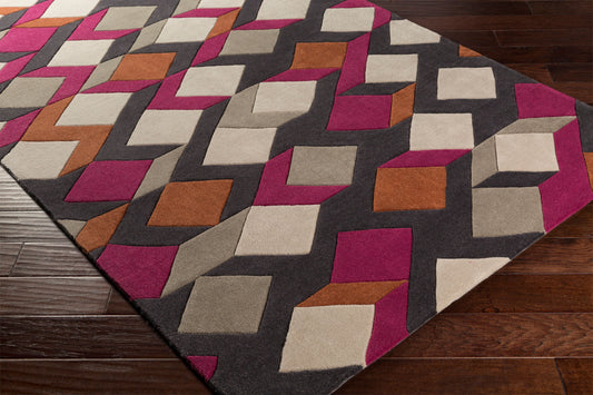 Alfombra redonda Cosmopolitan COS-9282 de 2,4 m, hecha a mano