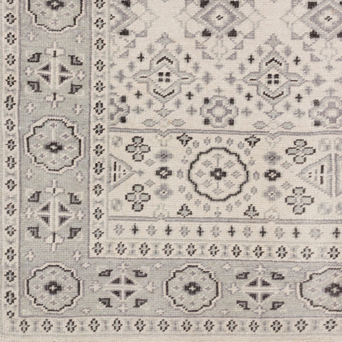 Alfombra decorativa de lana hecha a mano Cappadocia CPP-5009 de 2' x 3'