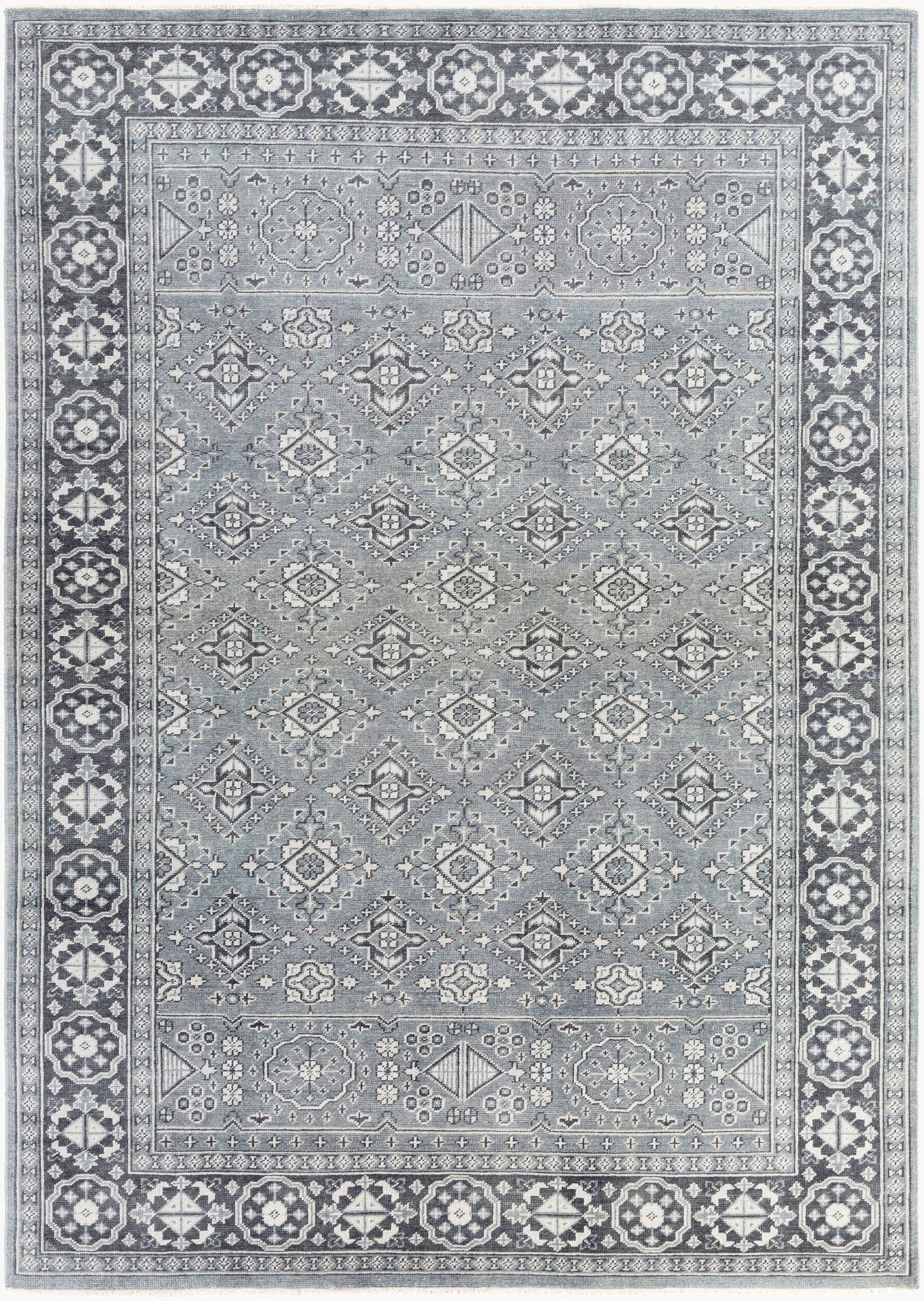 Alfombra de lana hecha a mano Cappadocia CPP-5012 de 2,44 m x 3,34 m