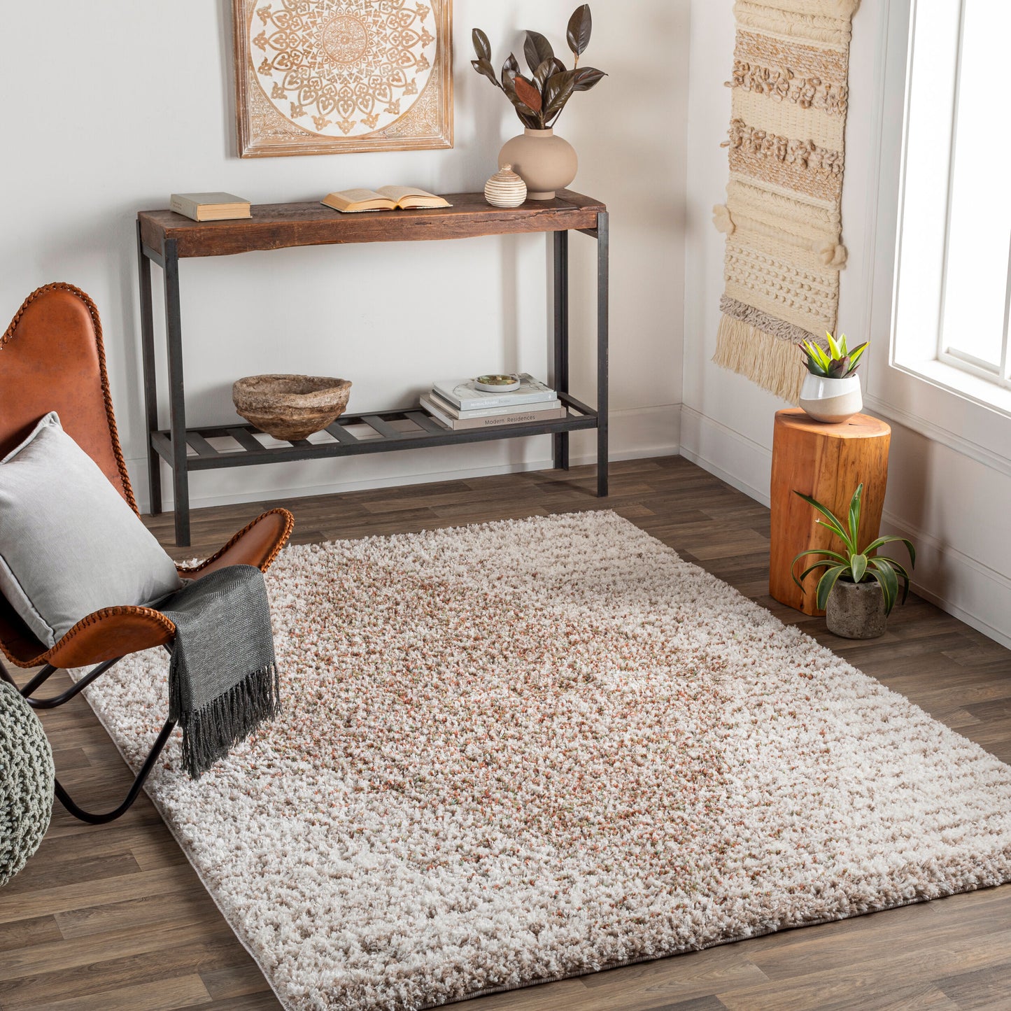 Capella Shag CPS-2301 5' x 7' Machine Woven Area Rug