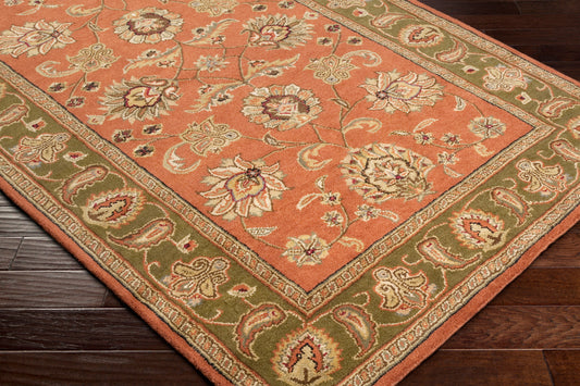 Crowne CRN-6019 12ft Runner Handmade Wool Runner Rug