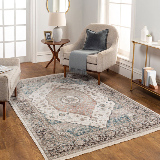 Carlisle CSI-2306 5ft Round Machine Woven Area Rug