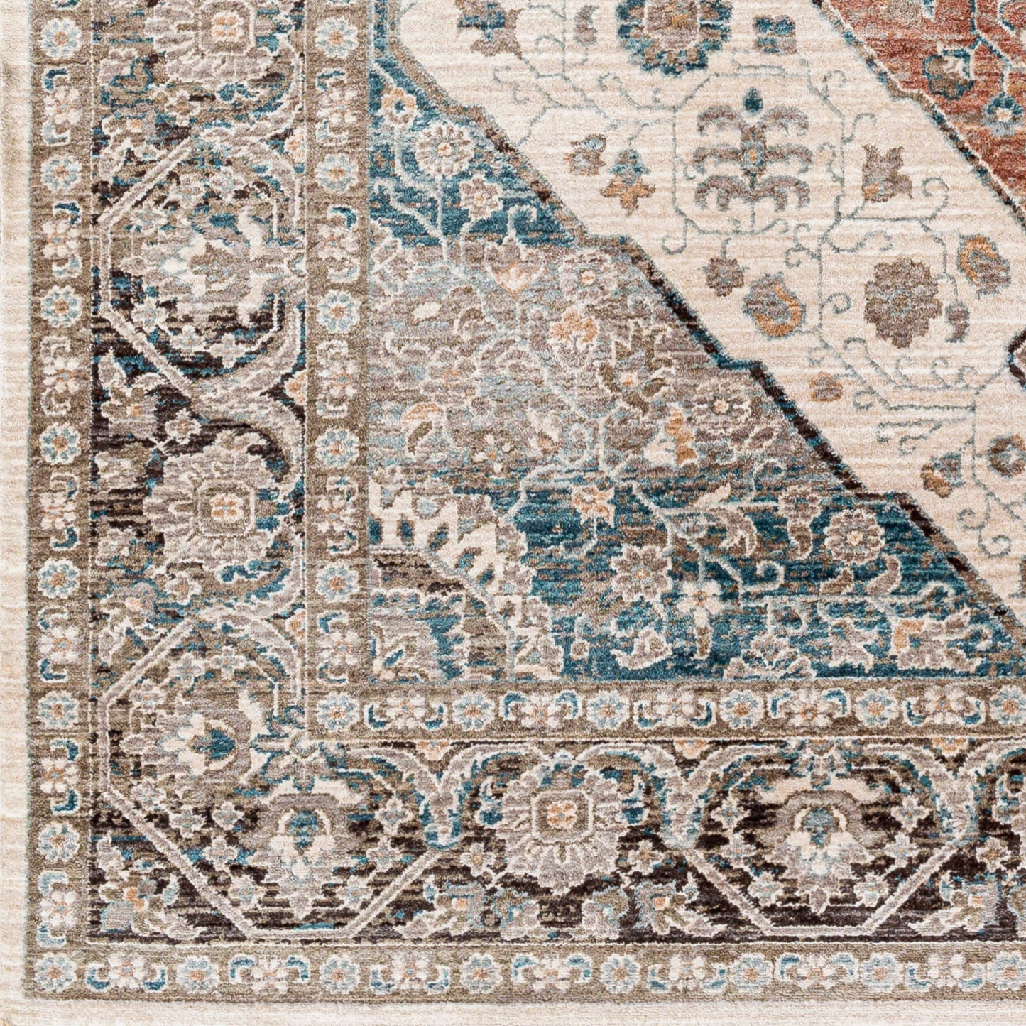 Carlisle CSI-2306 5ft Round Machine Woven Area Rug