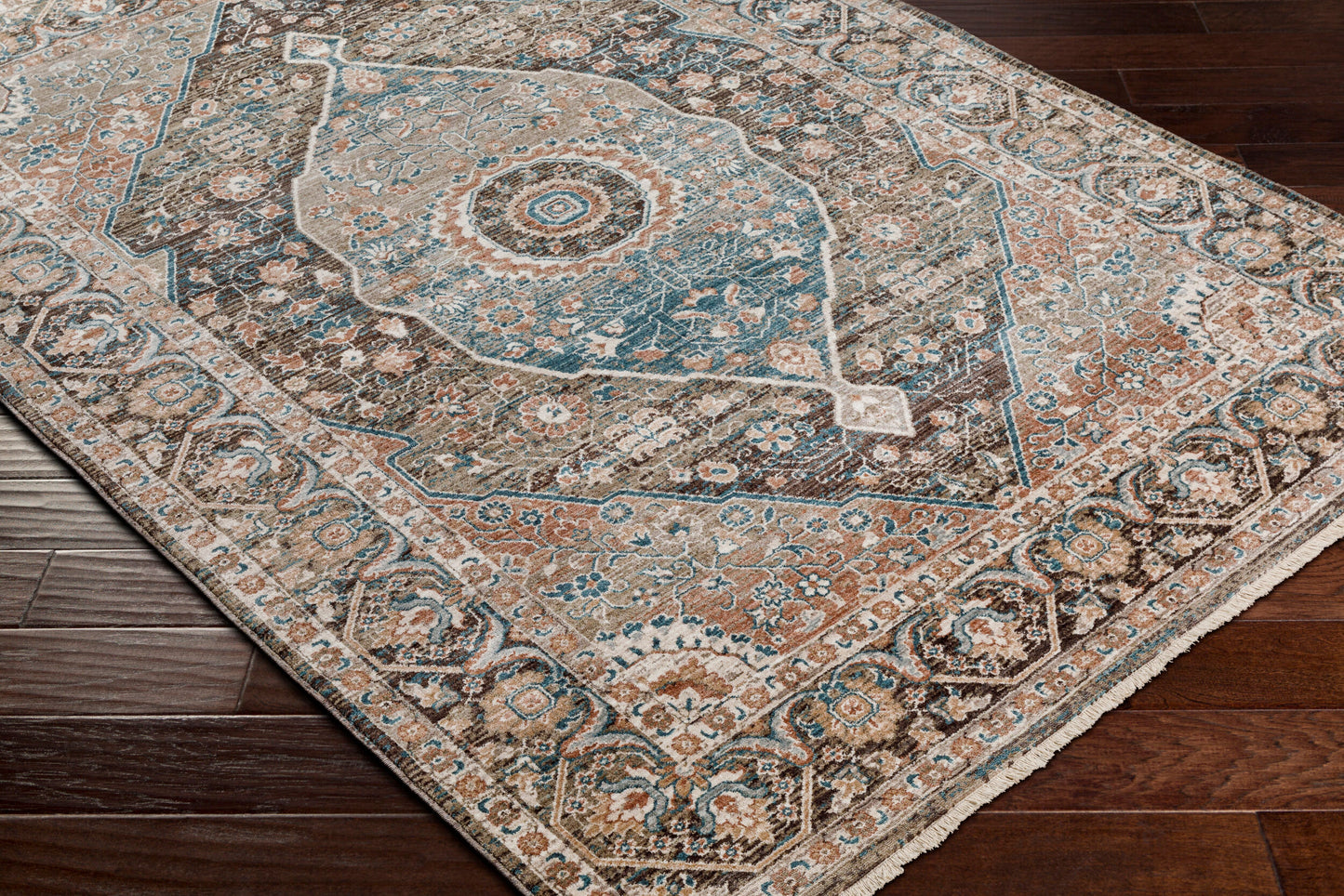 Carlisle CSI-2307 8ft Round Machine Woven Area Rug
