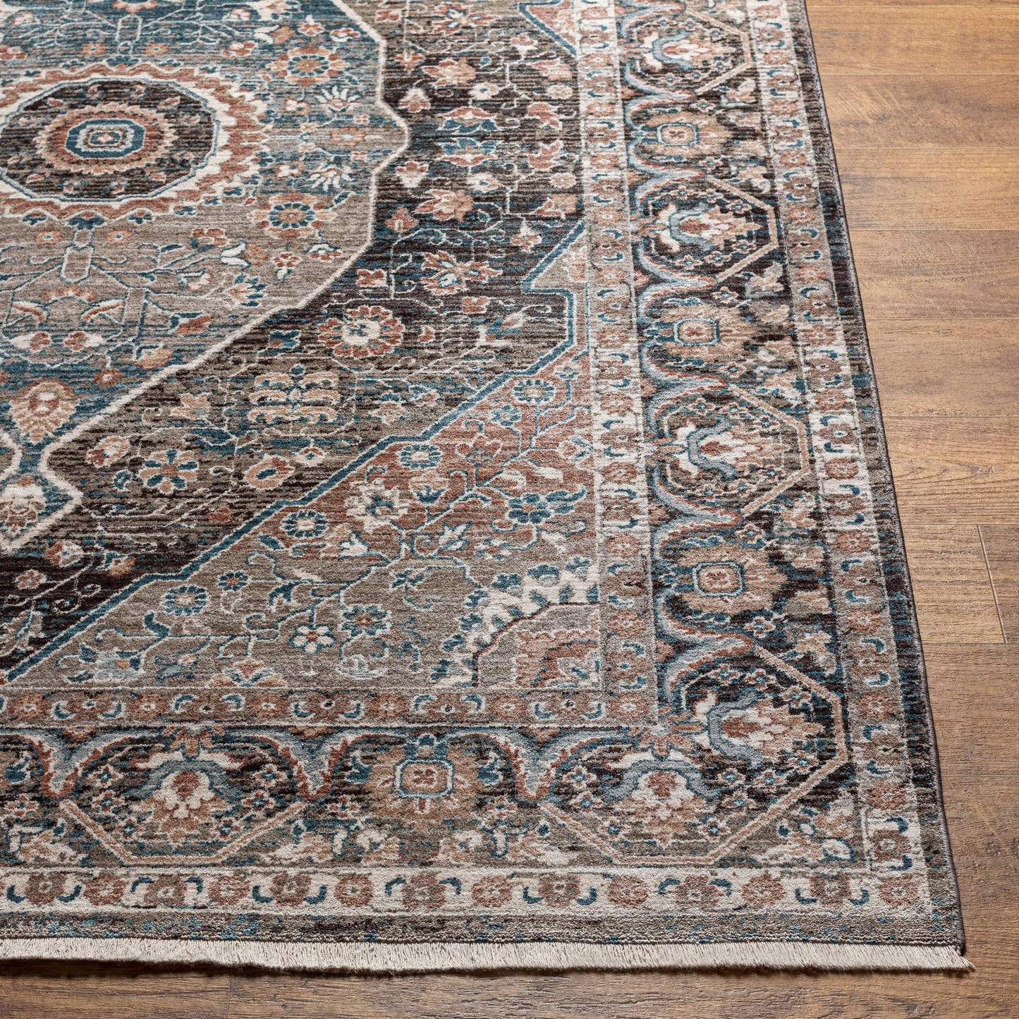 Carlisle CSI-2307 8ft Round Machine Woven Area Rug