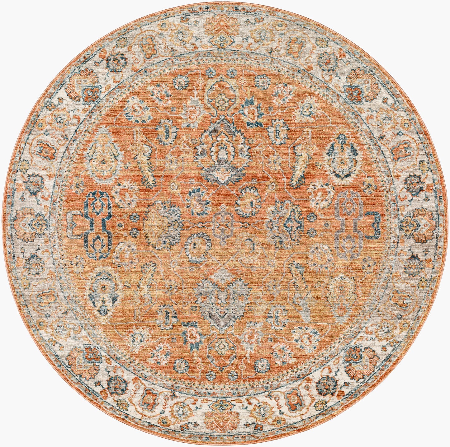 Carlisle CSI-2317 5ft Round Machine Woven Area Rug