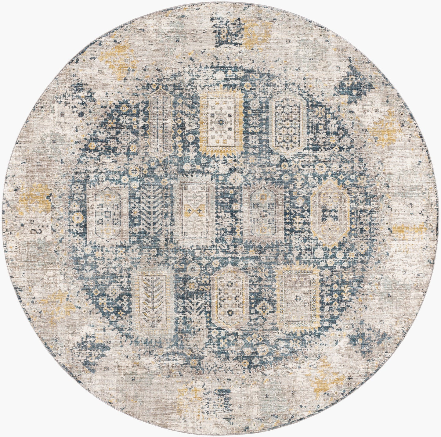 Alfombra redonda tejida a máquina Carlisle CSI-2319 de 2,4 m