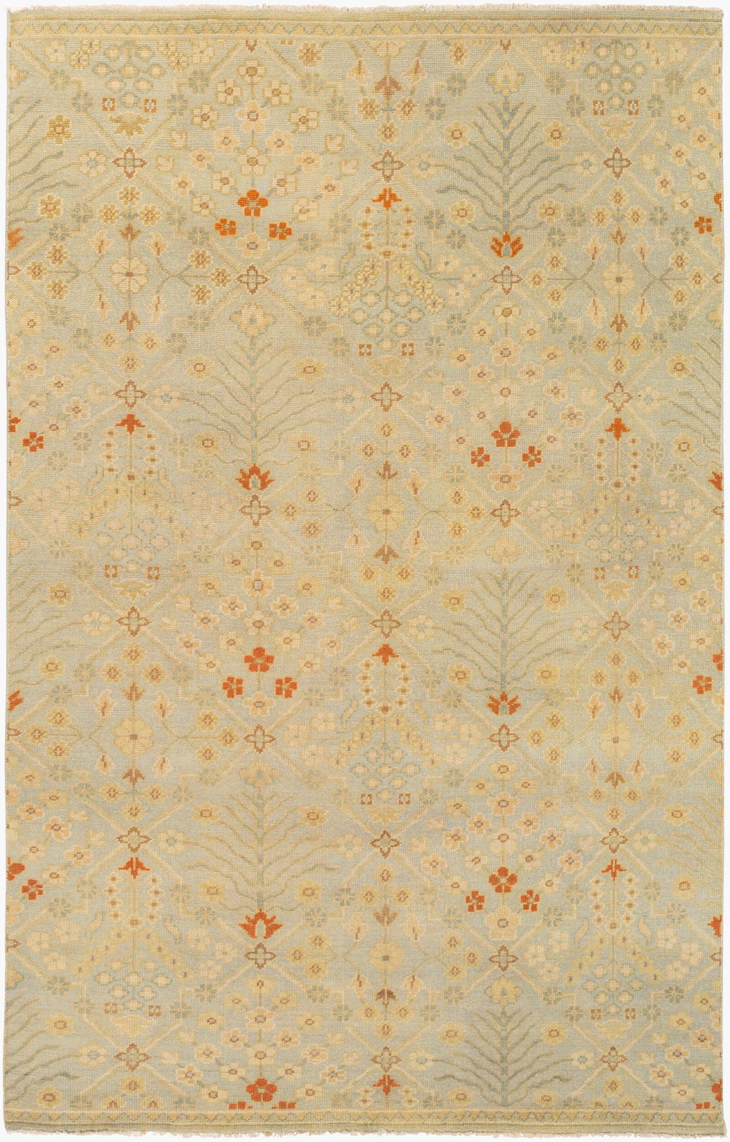 Castle CSL-6007 2' x 3' Handmade Wool Accent Rug