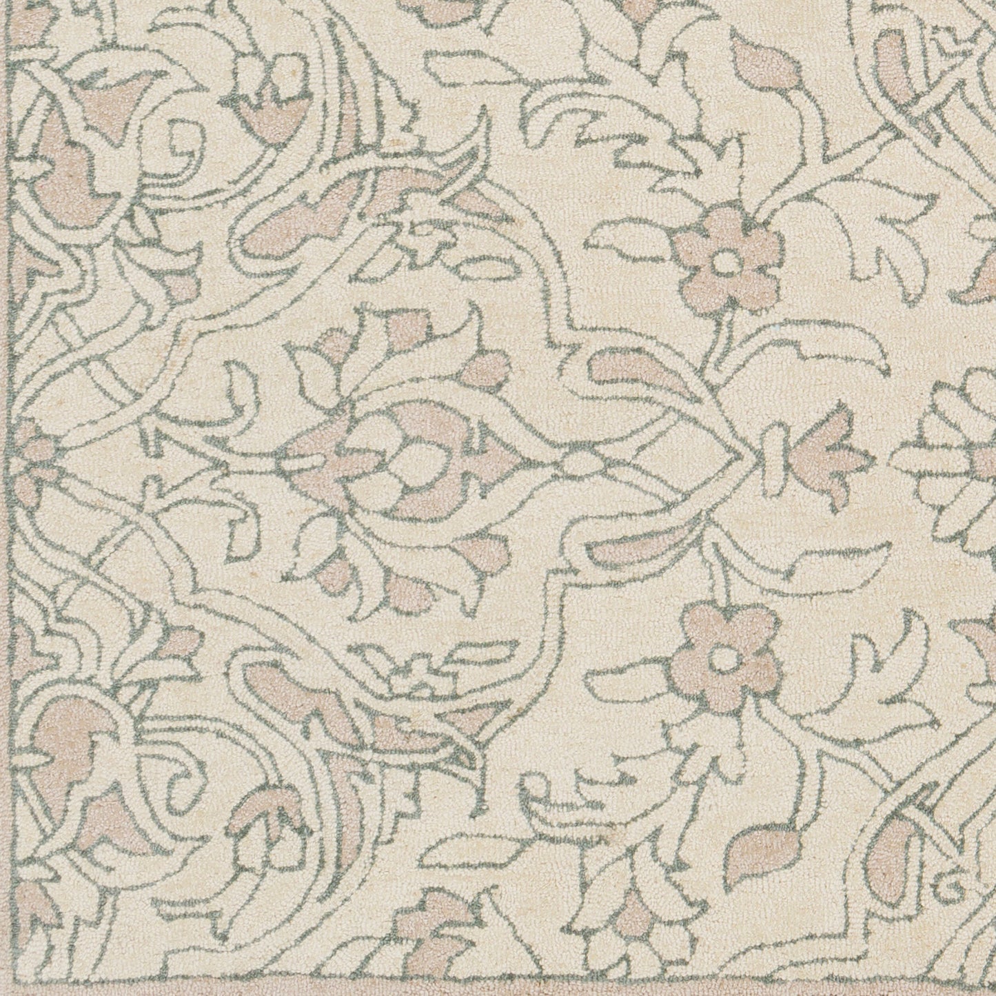 Alfombra decorativa de lana hecha a mano Castille CTL-2017 de 2' x 3'