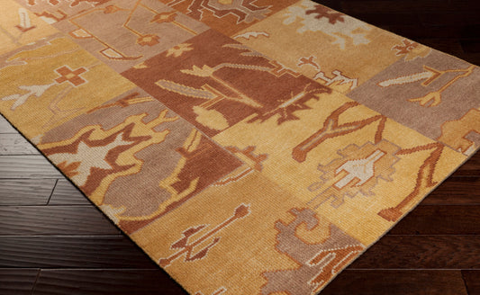 Alfombra de lana hecha a mano Cypress CYP-1003 de 1,52 m x 2,44 m