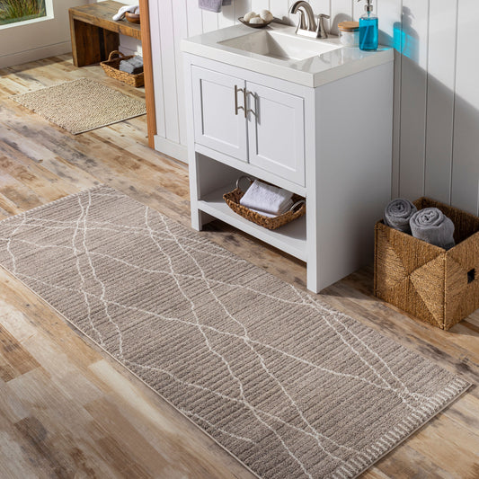 Alfombra de corredor tejida a máquina Cozy CZY-2303 de 2,13 m