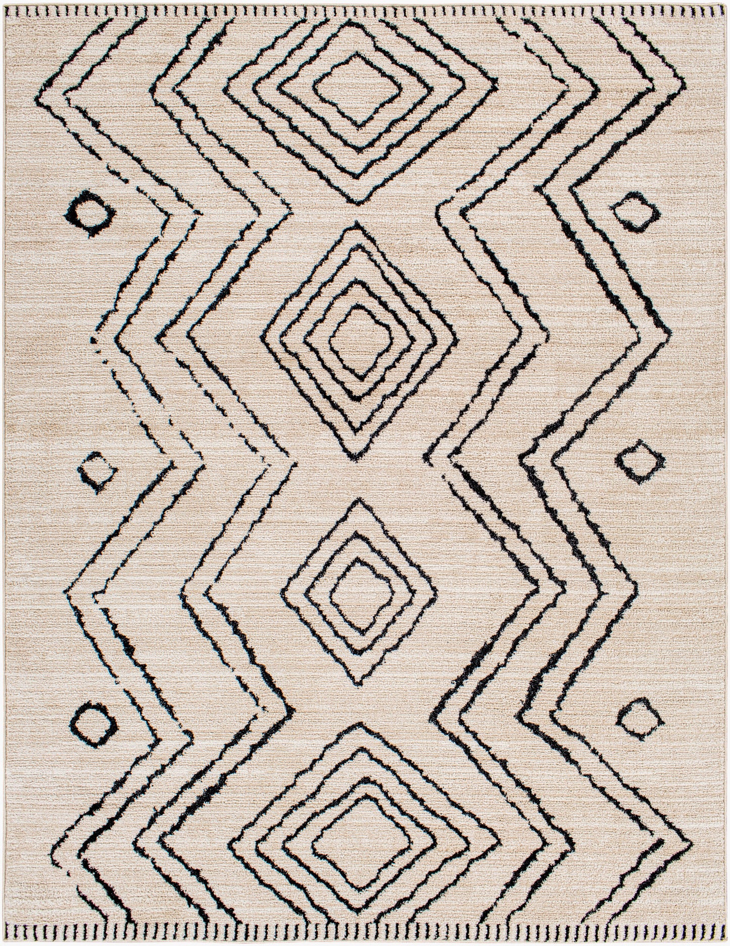 Cozy CZY-2304 5' x 7' Machine Woven Area Rug