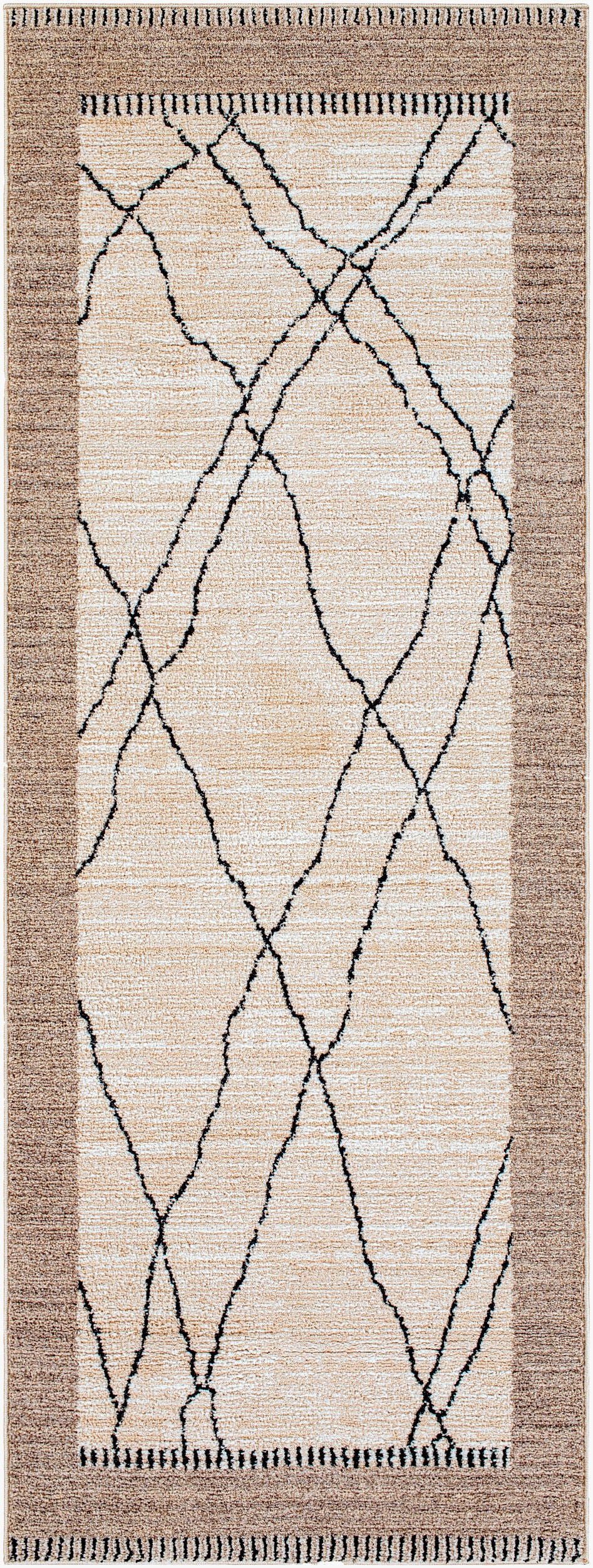 Cozy CZY-2306 7ft Runner Machine Woven Runner Rug