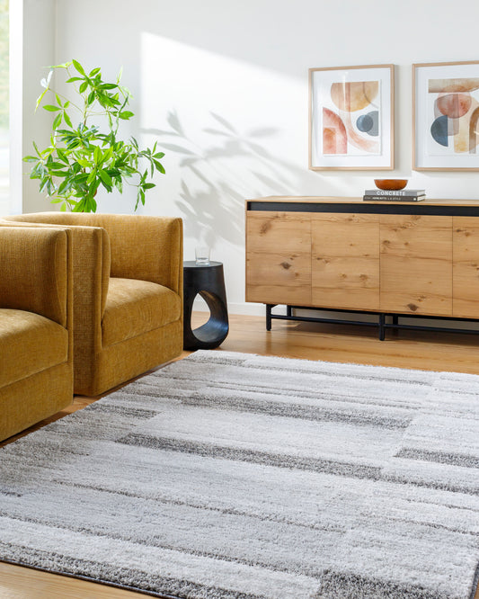 Alfombra tejida a máquina Delight Shag DEL-2308 de 1,52 m x 2,13 m